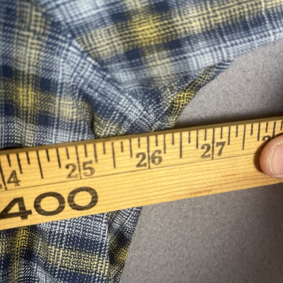 Carhartt Shirt Mens XL Rugged Flex Relaxed Fit Long Sleeve Blue Plaid - Picture 7 of 9